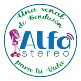 Escucha en vivo Alfa Stereo Panamá Logo de Alfa Stereo Panamá