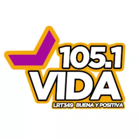 Escucha en vivo Radio Vida 105.1 FM Logo de Radio Vida 105.1 FM