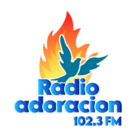 Radio Adoracion Cristiana 102.3FM Republica Dominicana Logo de Radio Adoracion Cristiana