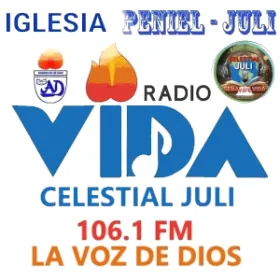 Radio Vida Celestial 106.1 FM Juli Puno Perú Logo de Radio Vida Celestial 106.1 FM Juli Puno Perú